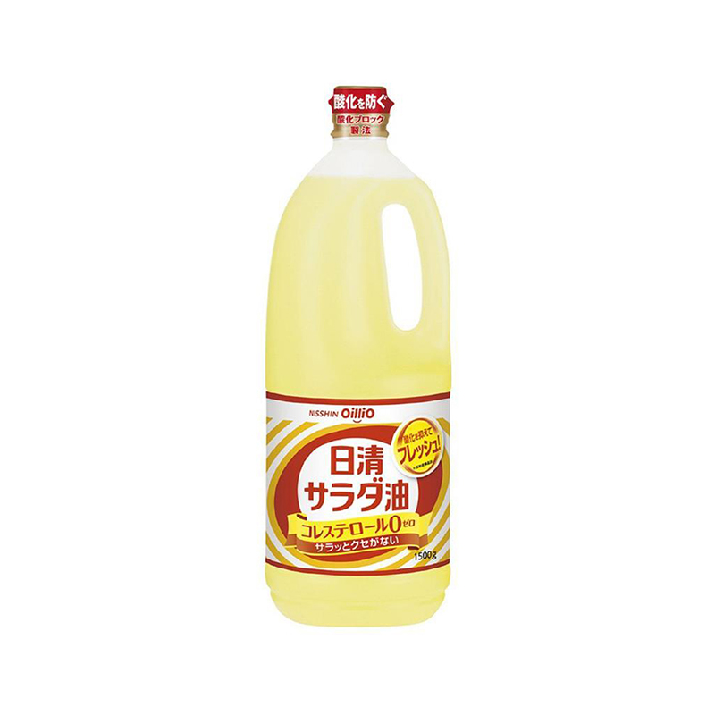 日本进口日清色拉油1.5L 物理压榨 炒菜油 高端食用油